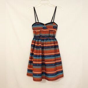 Band of Gypsies XS mini dress with molded corset-style top